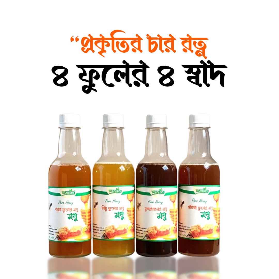  প্রকৃতির চারটি ভিন্ন মধু | Nature's four different honeys